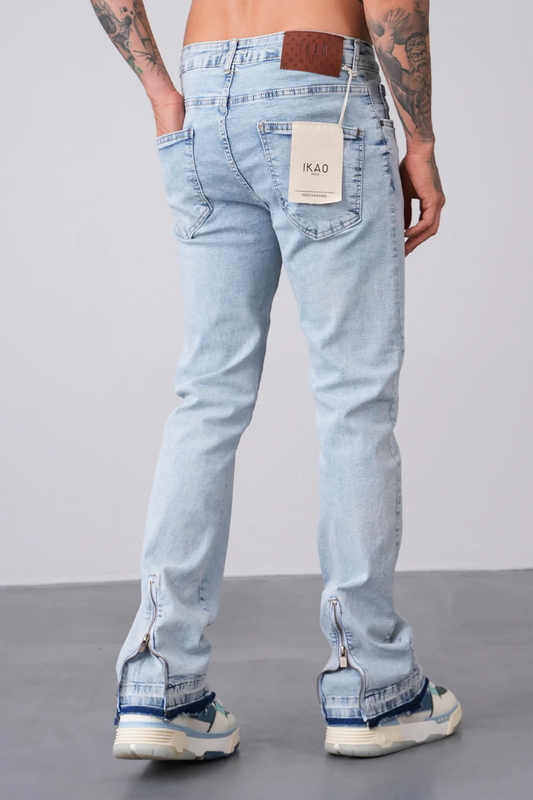 JEAN ZIPPED LL2000271 - BLUE