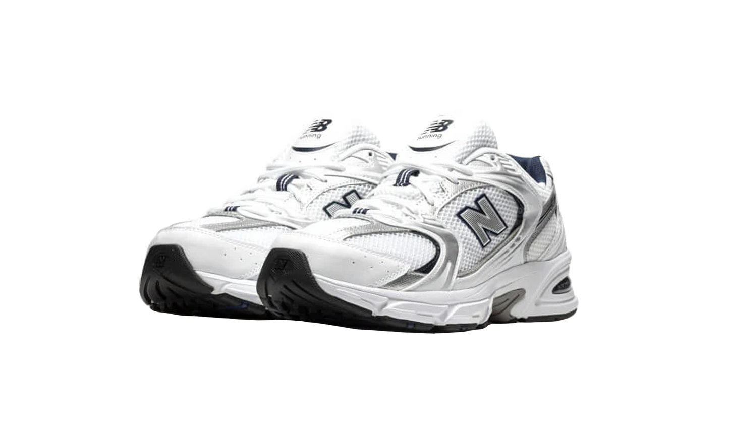 New Balance 530 White Silver Navy