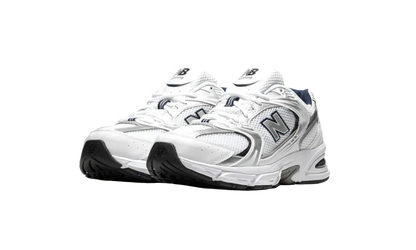 New Balance 530 White Silver Navy