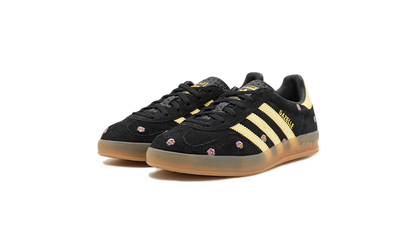 Adidas Gazelle Indoor Core Black Almost Yellow Flora