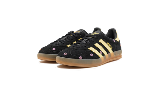 Adidas Gazelle Indoor Core Black Almost Yellow Flora