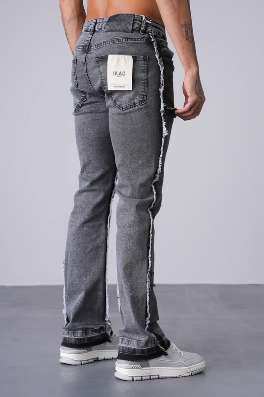 JEAN FLARE LL2000199 - GREY