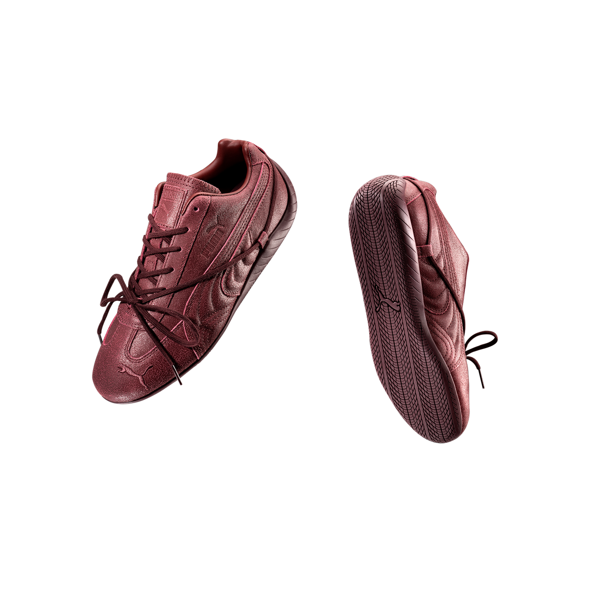 Zapatillas PUMA x ROSÉ Speedcat VTG Burgundy Aubergine – foto 3