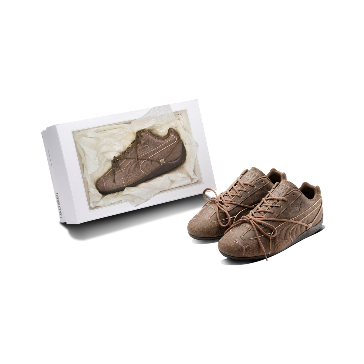 Zapatillas PUMA x ROSÉ Speedcat VTG Espresso Haute Coffee – foto 4