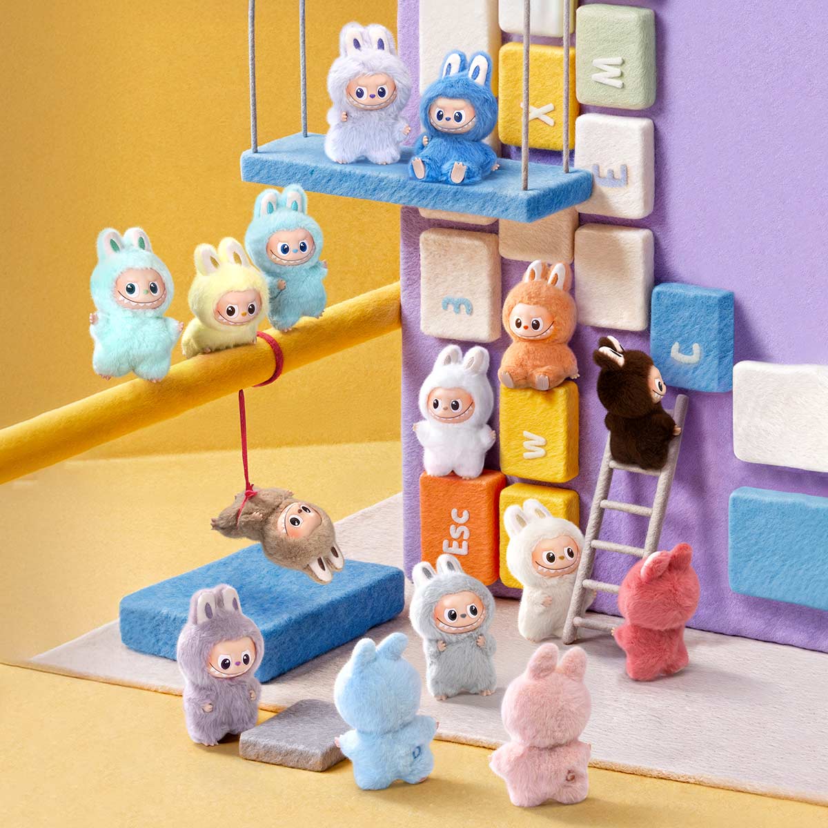 Pop Mart Labubu The Monsters Pin for Love Series (A-M)