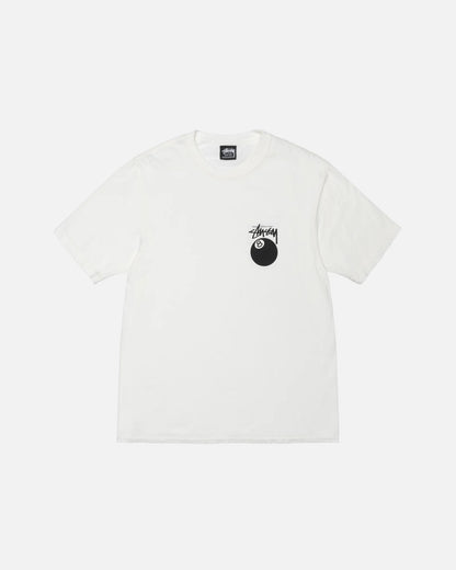 Stussy 8 Ball Tee Pigment Dyed White