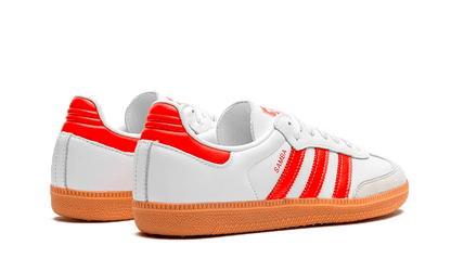 Adidas Samba OG White Solar Red Gum (Women's)