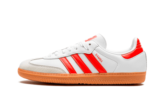 Adidas Samba OG White Solar Red Gum (Women's)