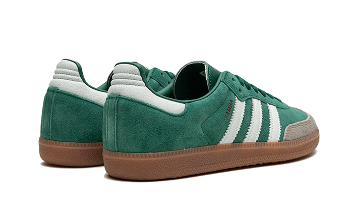 Adidas Samba Collegiate Green Gum Grey Toe