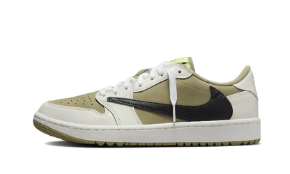 Air Jordan 1 Low Golf Travis Scott Neutral Olive