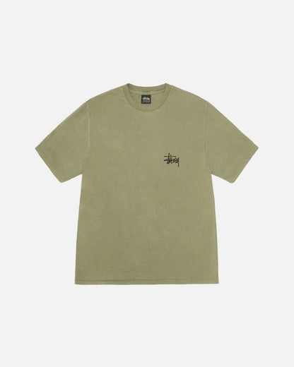 Stussy Basic Pig  Dyed Tee Olive