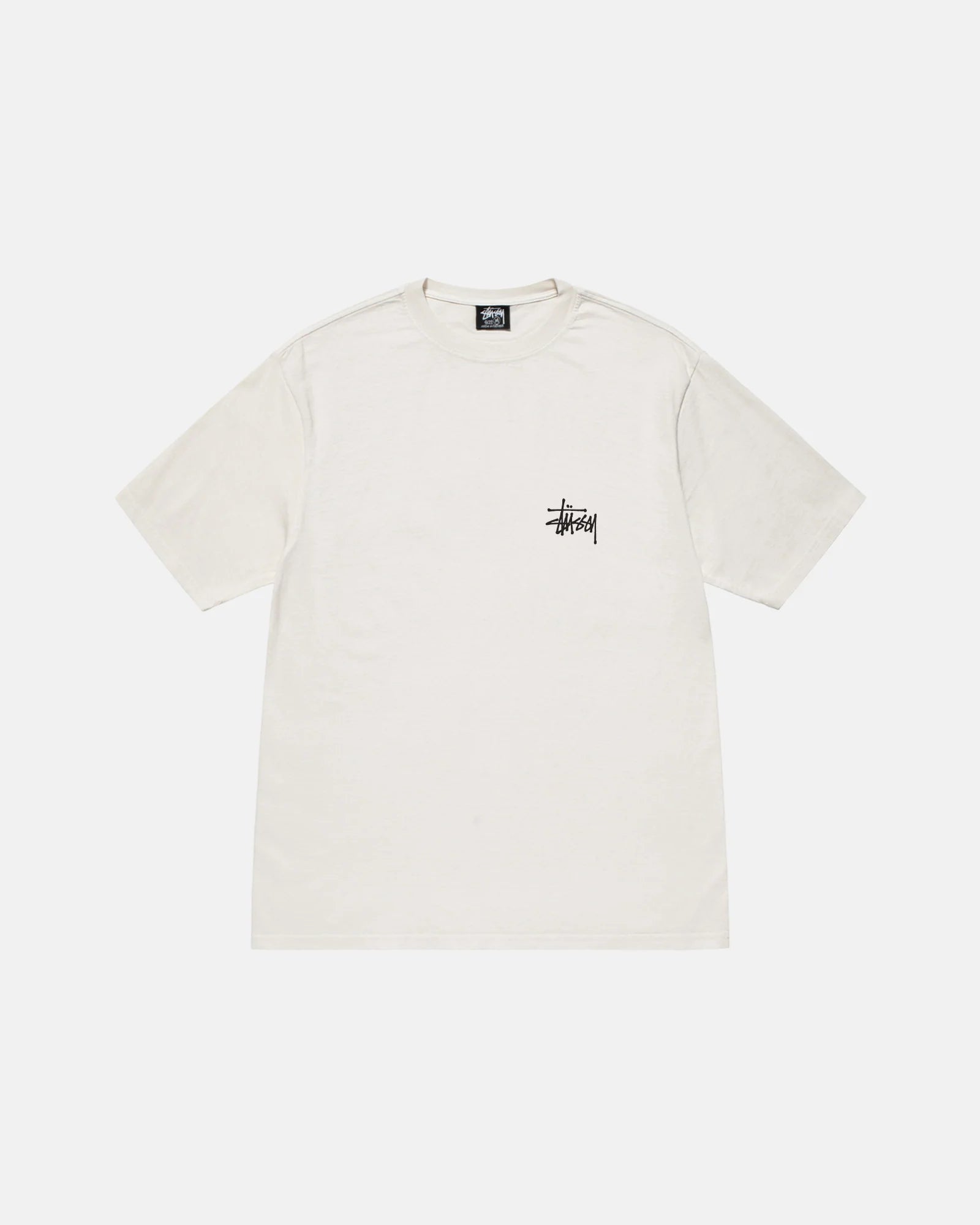 Stussy Basic Pigment Dyed T-Shirt  White