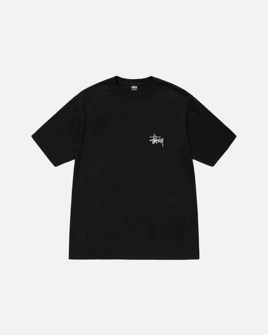 Stussy Basic Pigment Dyed T-Shirt  Black