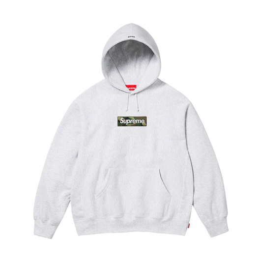 Supreme Box Logo Hooded Sweatshirt (FW23) Ash Grey