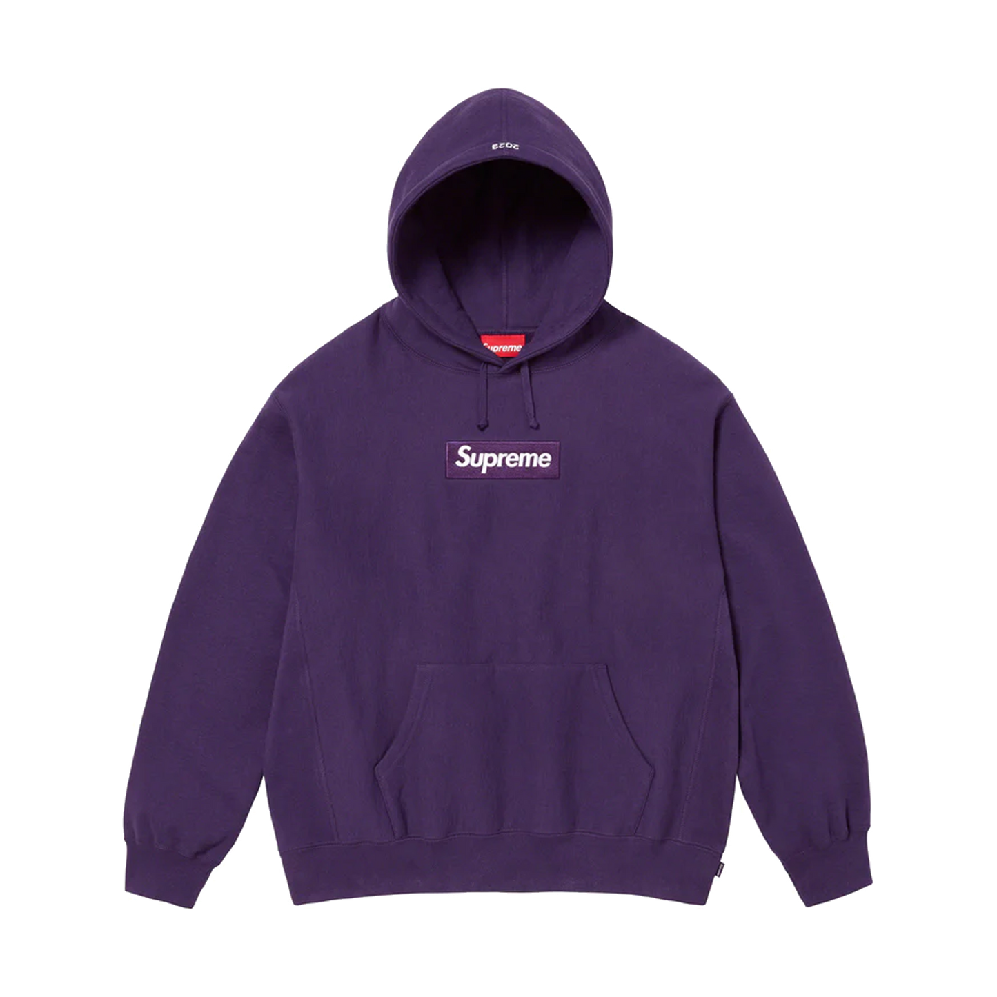 Supreme Box Logo Hooded Sweatshirt (FW23) Dark Purple