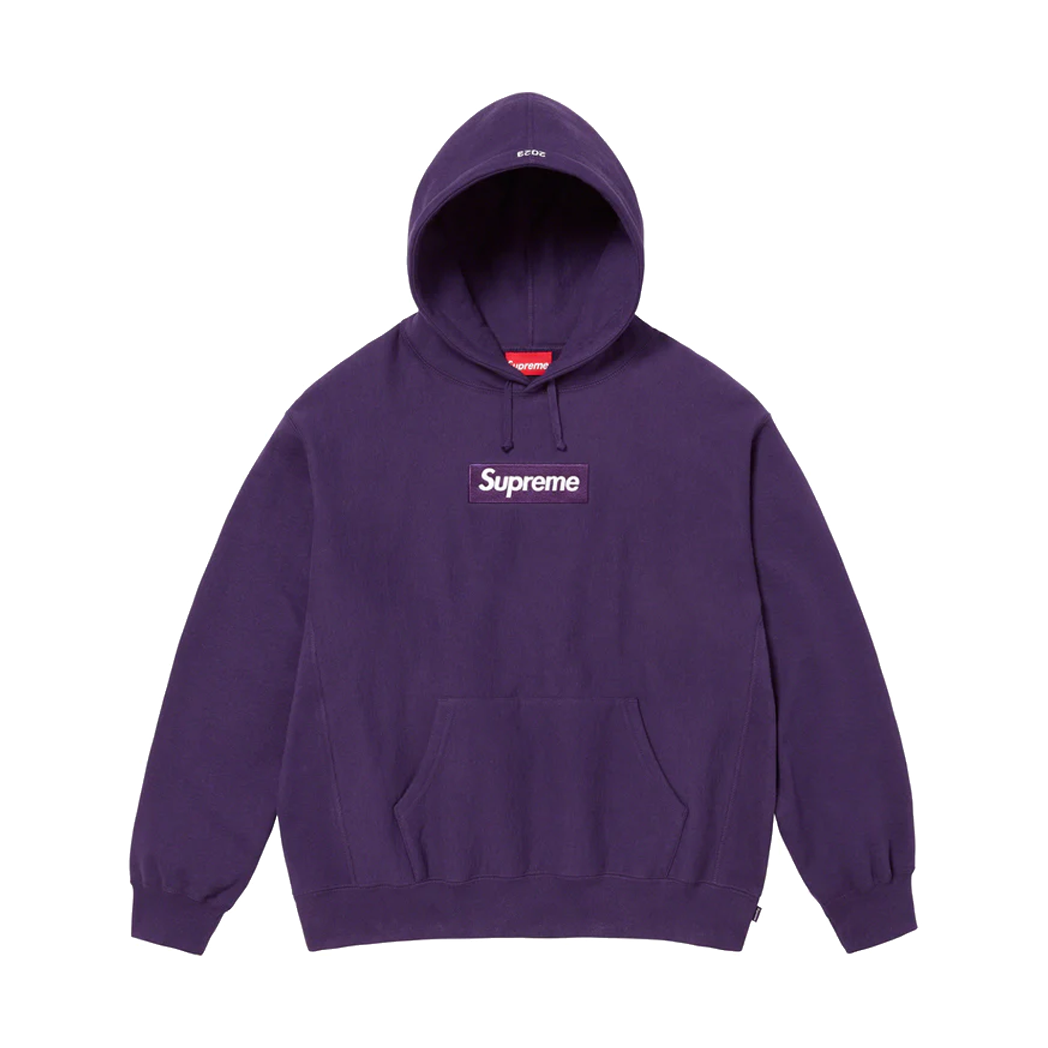 Supreme Box Logo Hooded Sweatshirt (FW23) Dark Purple