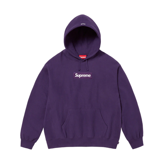 Supreme Box Logo Hooded Sweatshirt (FW23) Dark Purple