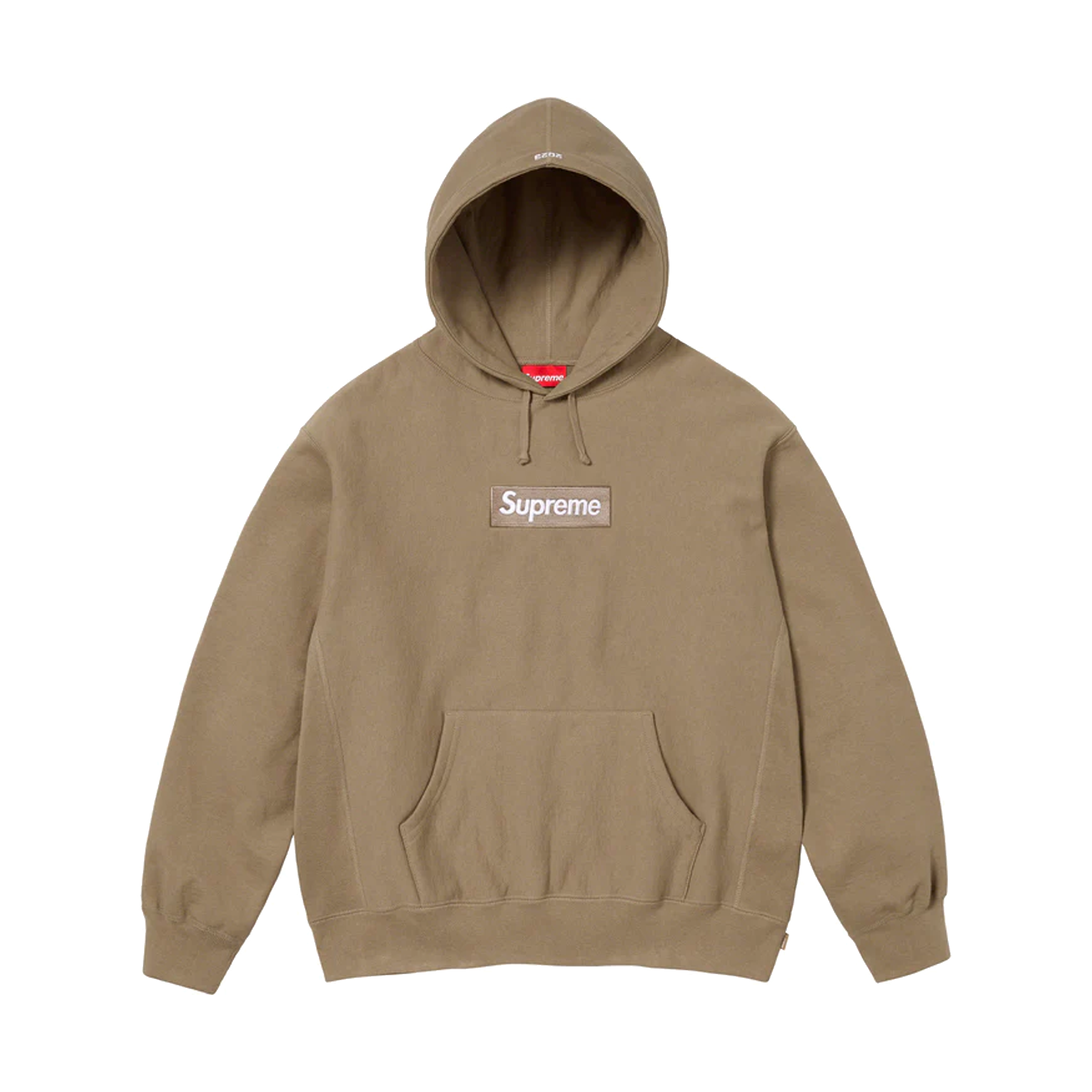 Supreme Box Logo Hooded Sweatshirt (FW23) Dark Sand