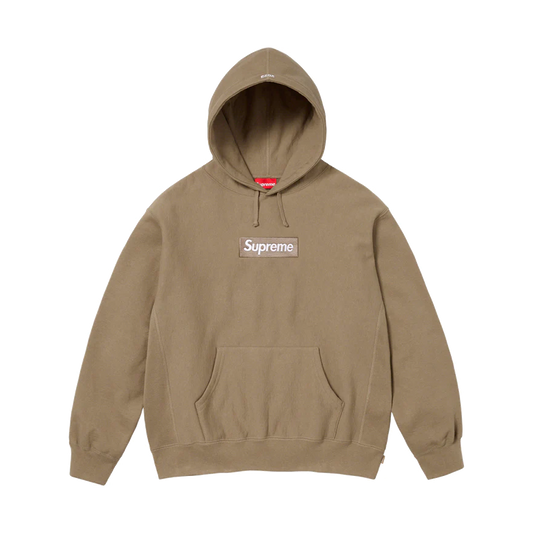 Supreme Box Logo Hooded Sweatshirt (FW23) Dark Sand