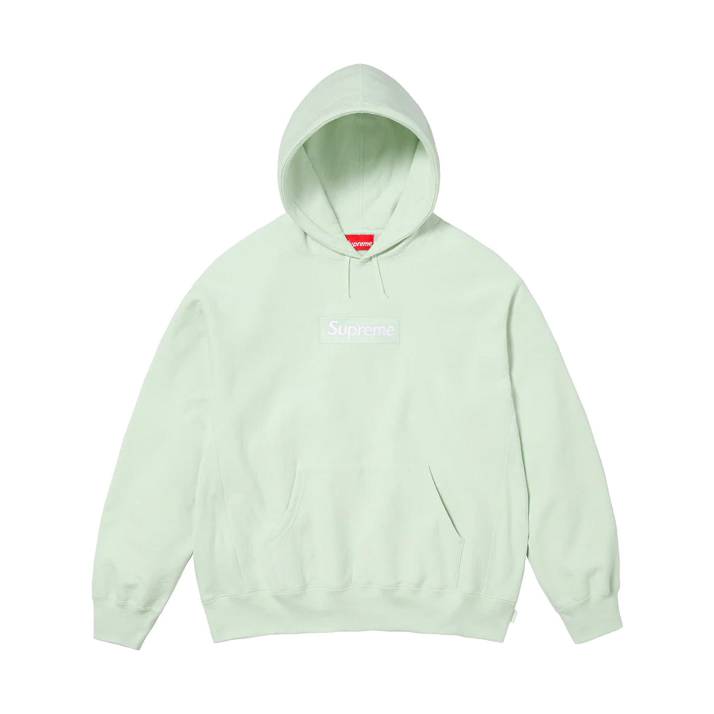 Supreme Box Logo Hooded Sweatshirt (FW23) Light Green