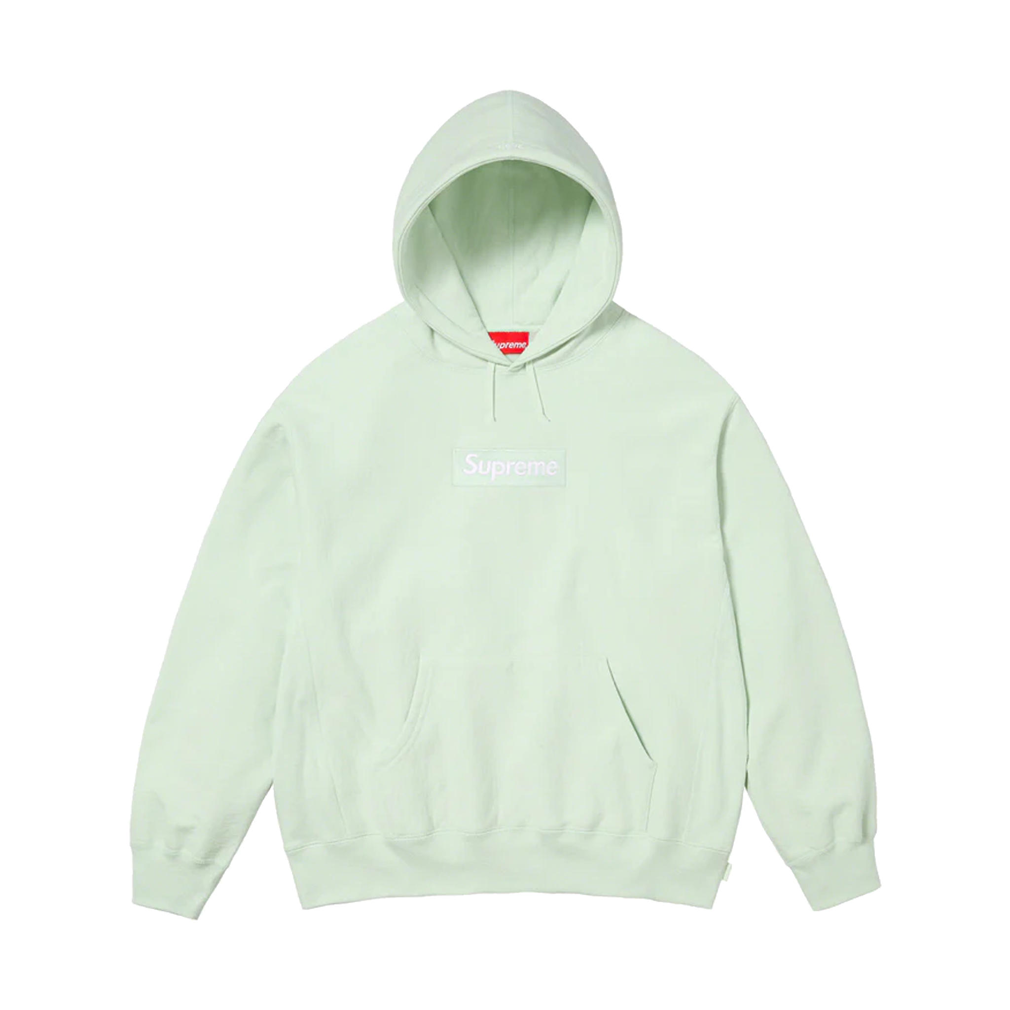 Supreme Box Logo Hooded Sweatshirt (FW23) Light Green