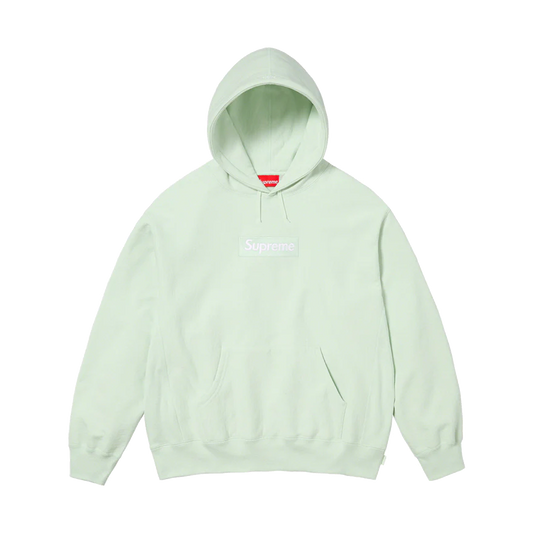 Supreme Box Logo Hooded Sweatshirt (FW23) Light Green