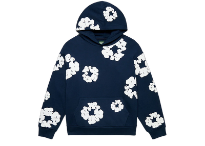 Denim Tears Cotton Wreath Hoodie Navy