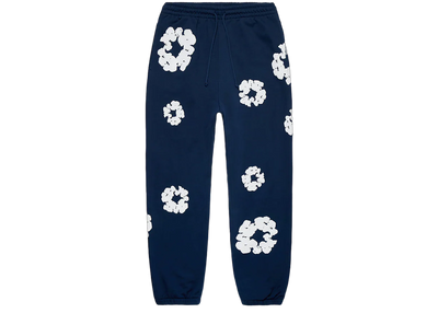 Denim Tears Cotton Wreath Sweatpants Navy