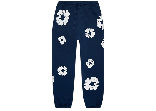 Denim Tears Cotton Wreath Sweatpants Navy