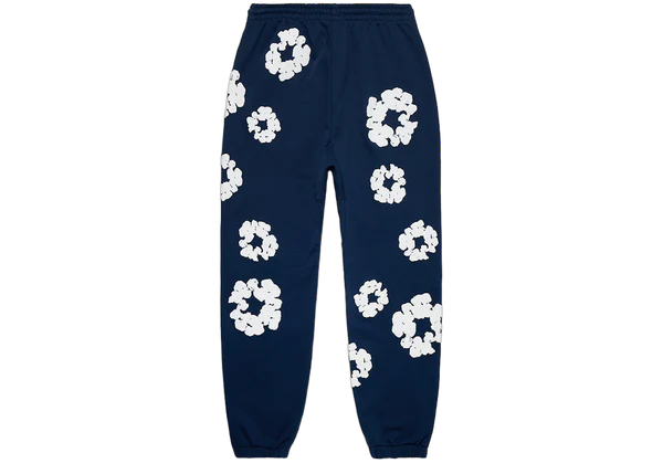 Denim Tears Cotton Wreath Sweatpants Navy