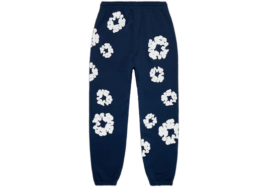 Denim Tears Cotton Wreath Sweatpants Navy