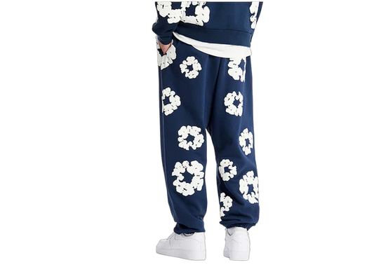 Denim Tears Cotton Wreath Sweatpants Navy