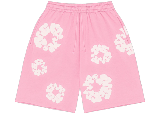 Denim Tears The Cotton Wreath Shorts Pink