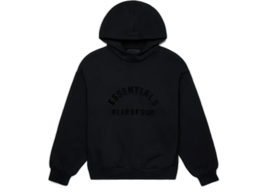 Fear of God Essentials Hoodie Arch Logo Jet Black