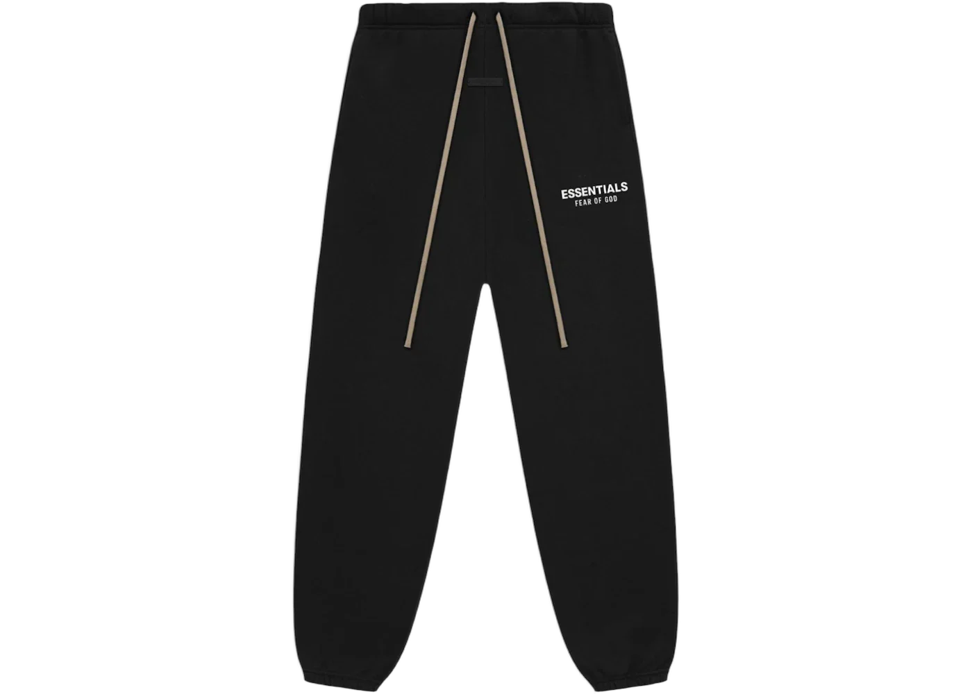 Fear Of God Essentials Sweatpants Fleece Black White