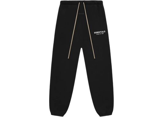Fear Of God Essentials Sweatpants Fleece Black White