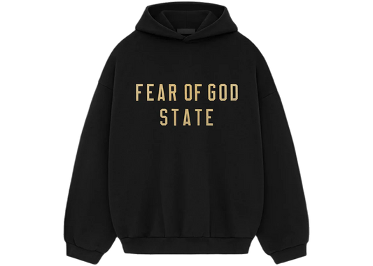 Fear Of God Essentials Hoodie Fleece Gold