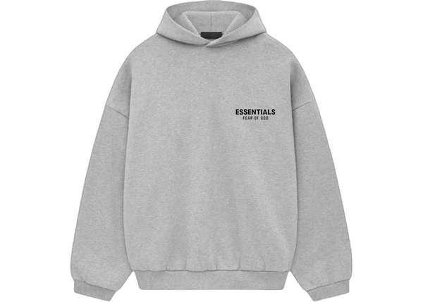 Fear Of God Essentials Hoodie Fleece Light Heather Gray