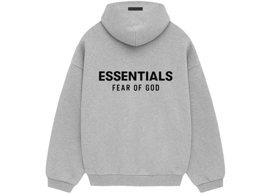 Fear of God Essentials Hoodie Fleece Light Heather Gray