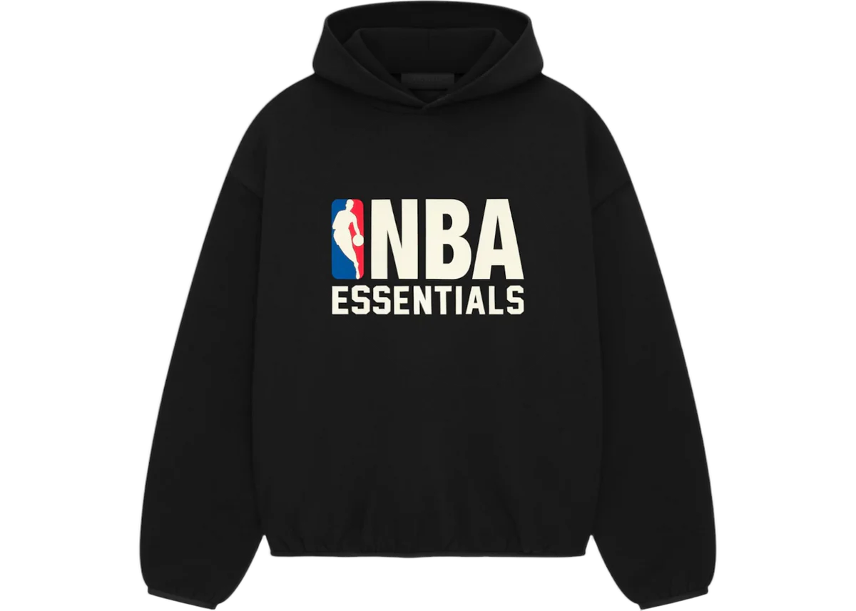 Fear of God Essentials Hoodie NBA Black