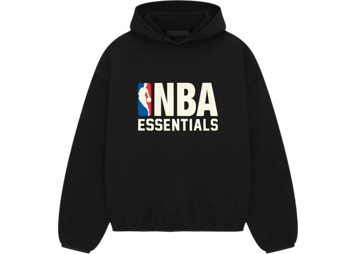 Fear Of God Essentials Hoodie NBA Black
