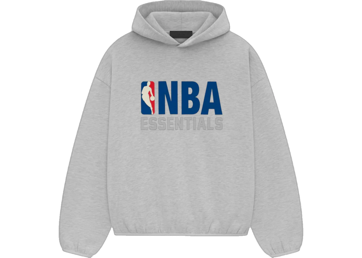 Fear of God Essentials Hoodie NBA Light Heather