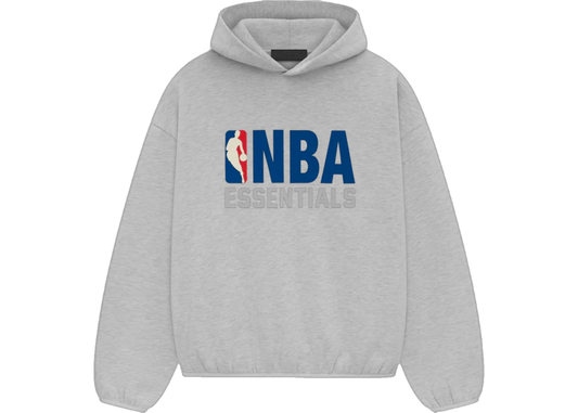 Fear of God Essentials Hoodie NBA Light Heather