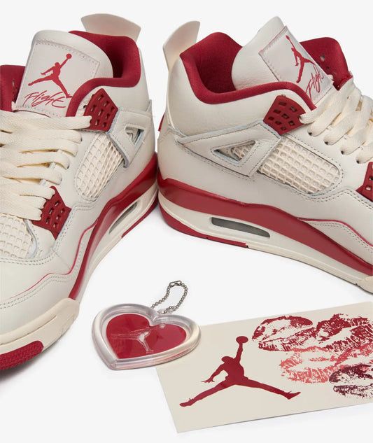 Air Jordan 4 Retro Valentine's Day Sierra Red