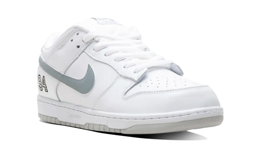 Nike SB Dunk Low Supreme 94 White Metallic Silver