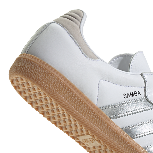 Adidas Samba OG White Silver Metallic Grey