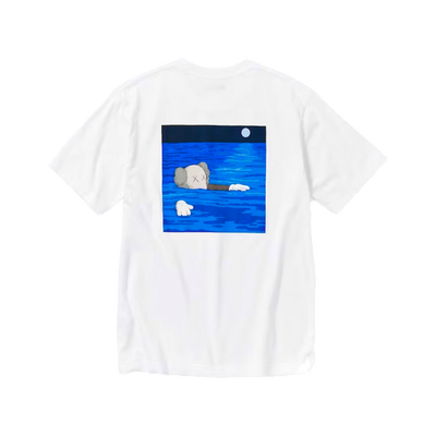 KAWS x Uniqlo UT Short Sleeve Artbook Cover T-shirt Blue