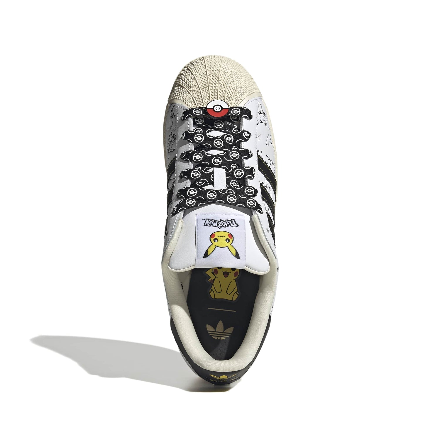 Adidas Superstar Pokémon Pikachu White