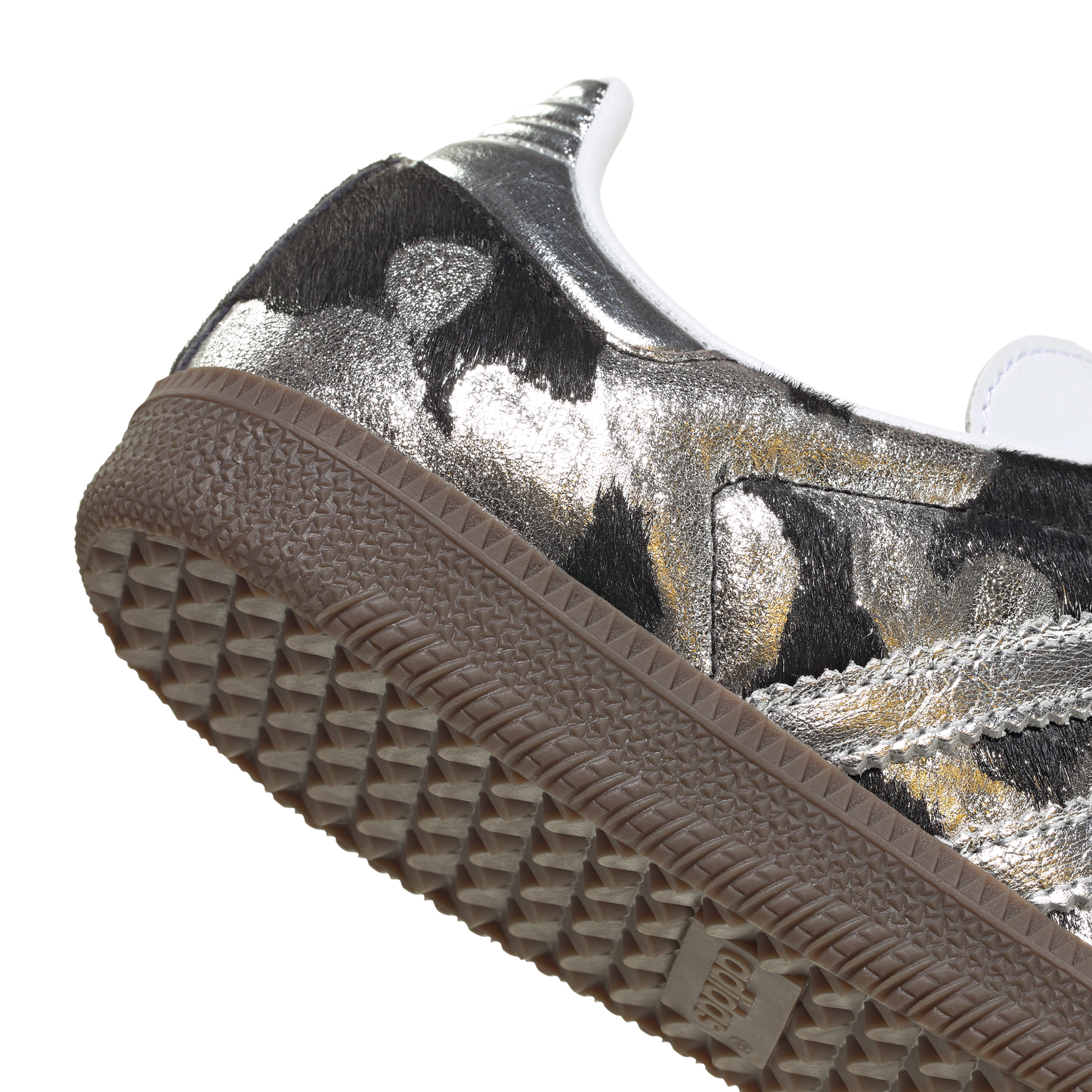 Adidas Samba OG Black Pony Hair Silver Metallic