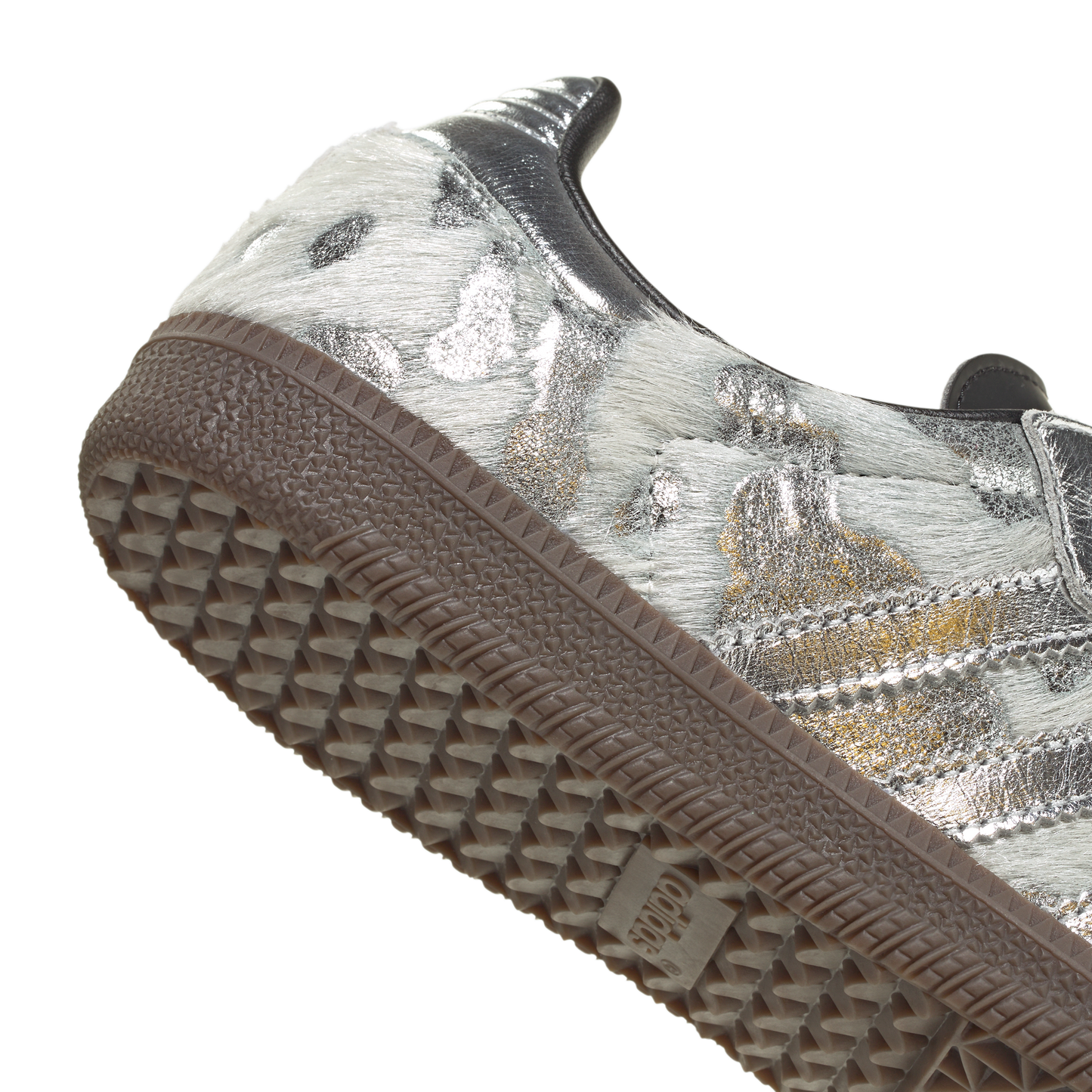 Adidas Samba OG Cream Pony Hair Silver Metallic Black